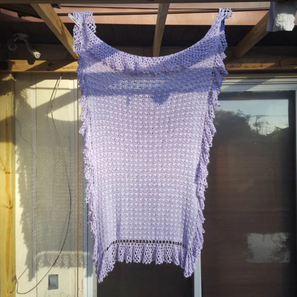 Crochet throw